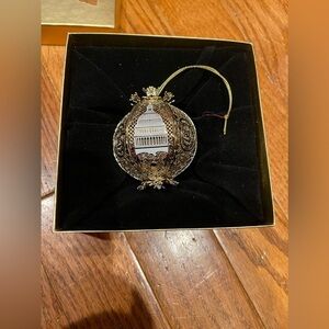Authentic United States House of Representatives Gold Collectible Ornament